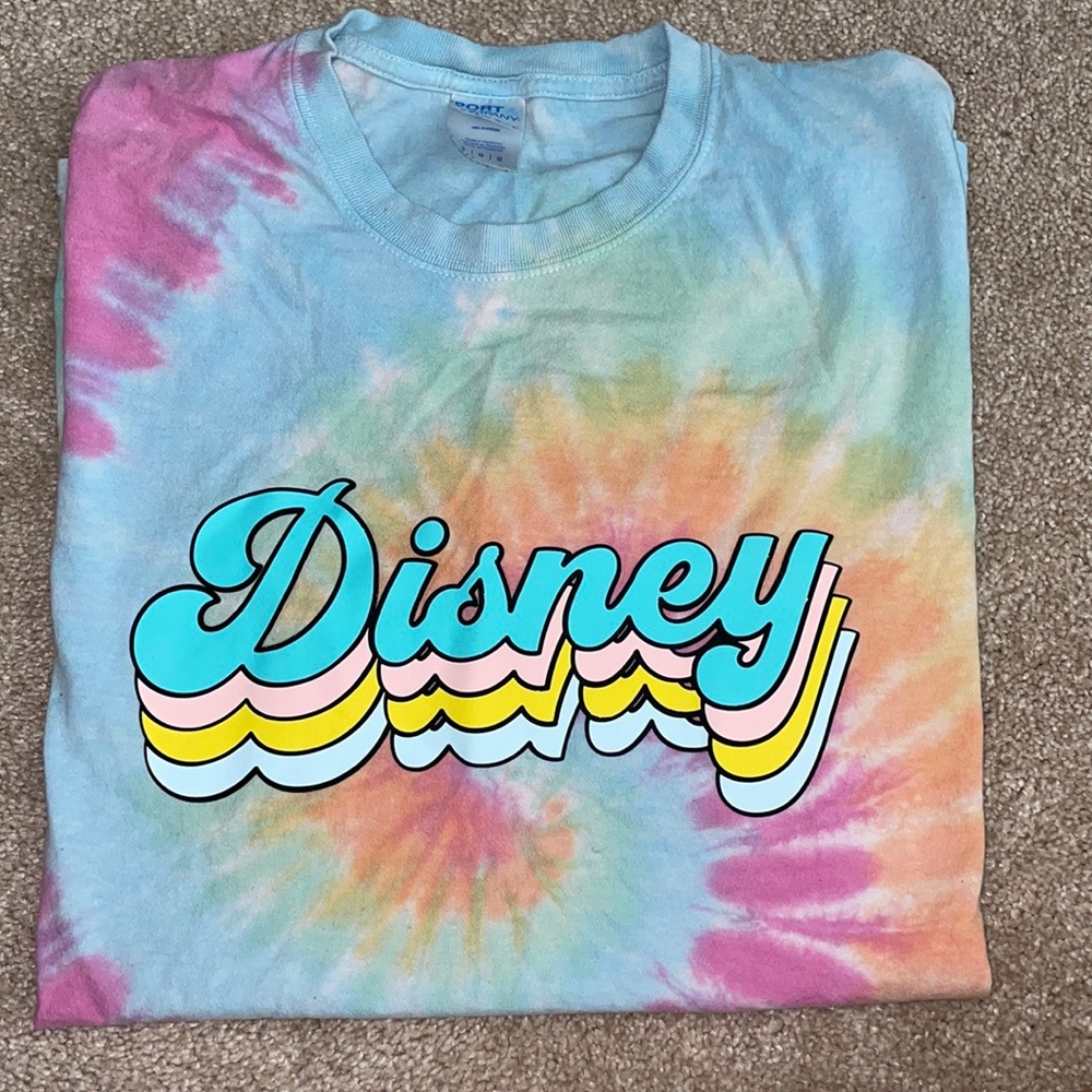 Rainbow Tie Dye Disney Tee